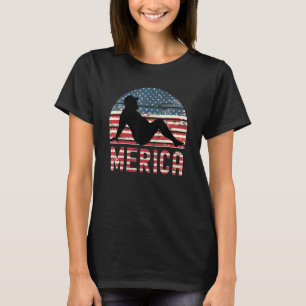 Camiseta 4 De Julho De Merica Fat Party Adulta Piada 1
