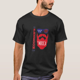 Camiseta 4 De Julho Deixe A Liberdade Soar Barba E Óculos D