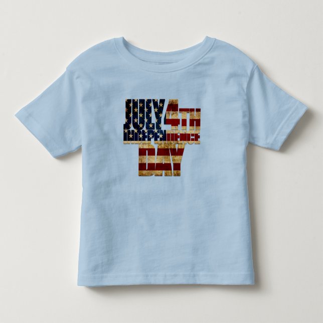Camiseta 4 de julho Dia da Independência 002 (Frente)