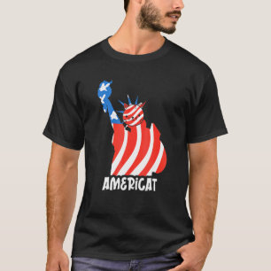 Camiseta 4 De Julho Dia Da Independência Bandeira Americana