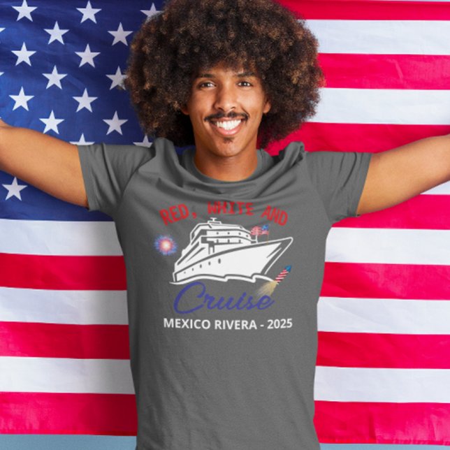 Camiseta 4 de julho Dia da Independência Cruise (Criador carregado)