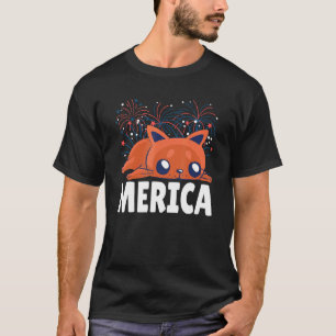 Camiseta 4 De Julho Dia Da Independência Dos EUA Americano