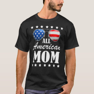 Camiseta 4 de julho Dia da Independência Mãe Americana Patr