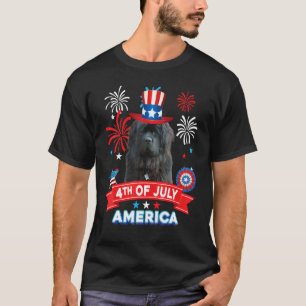 Camiseta 4 De Julho Dia Patriótico Newfoundland Dia Da Inde