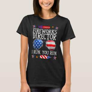 Camiseta 4 De Julho Diretor De Fogos De Artifício Eu Lhe Li