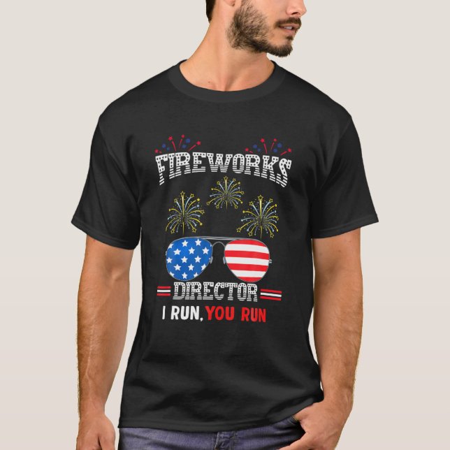 Camiseta 4 De Julho Diretor Técnico De Bombeiros Se Eu Exec (Frente)