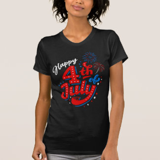 Camiseta 4 de Julho do 250º Aniversário das Mulheres