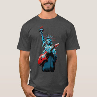 Camiseta 4 de julho do concerto guitarrista Festiv