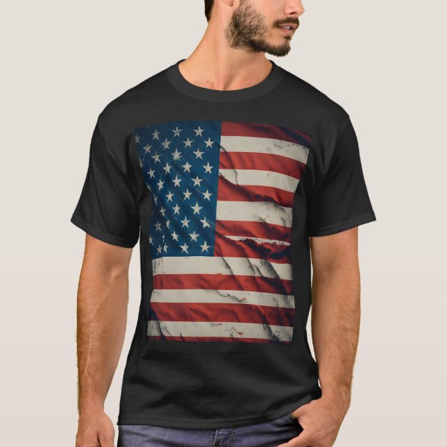 Camiseta 4 de julho dos EUA (Frente)