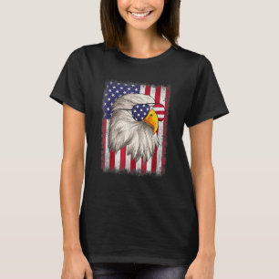 Camiseta 4 De Julho Dos Eua Bandeira Americana Patriótica E