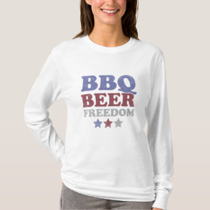 Camiseta 4 De Julho Dos Eua, Churrasco Americano Liberdade 