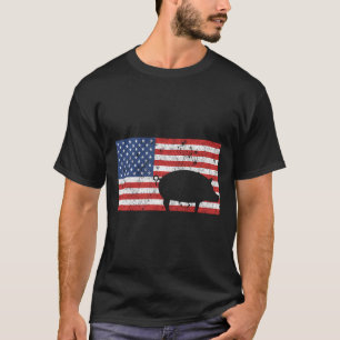 Camiseta 4 De Julho Dos Eua, Patriótico Agricultor De Fazen