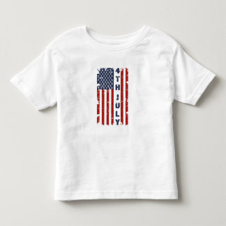 Camiseta 4 de julho e Bandeira do EUA Torna