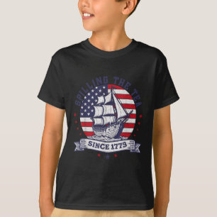 Camiseta 4 De Julho Esmagando O Chá Desde 1773 História Da