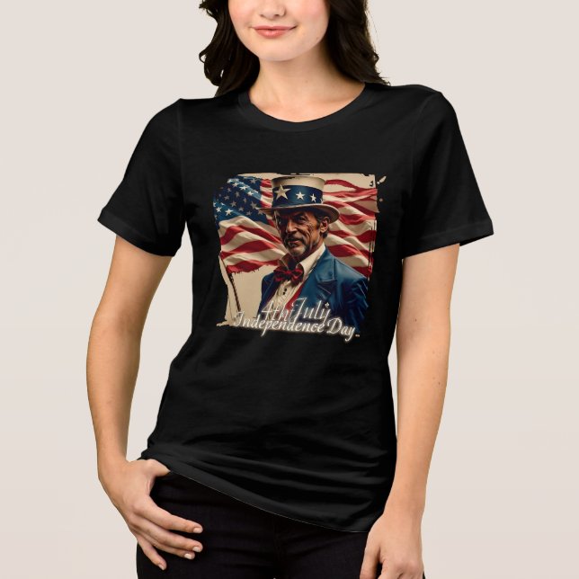 Camiseta 4 de Julho – Espírito de Independência (Frente)