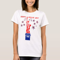 4 de julho Estátua da Liberdade Americana
