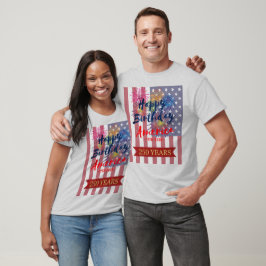 Camiseta 4 de Julho Feliz Aniversário América EUA 250º