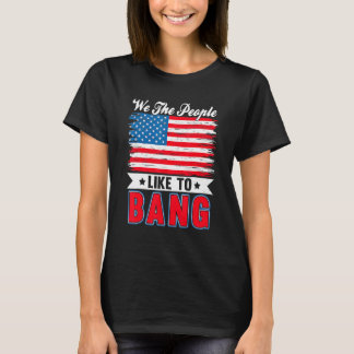 Camiseta 4 de julho fogos de artifício estou aqui para bate