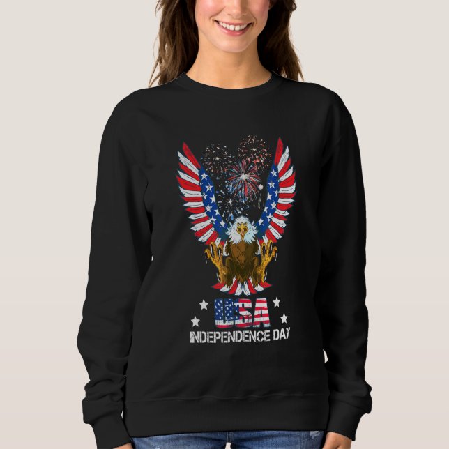 Camiseta 4 De Julho Fogos De Artifício Usa Independência Di (Frente)