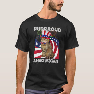 Camiseta 4 De Julho Fogos De Cigarro Patrióticos Com Bandei