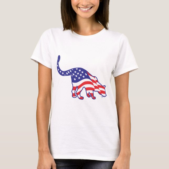 Camiseta 4 de julho Gatinhos (Frente)