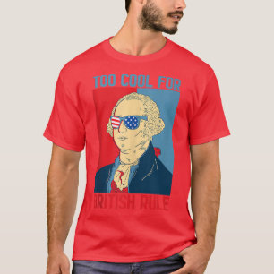 Camiseta 4 de julho George Washington EUA Legal demais para