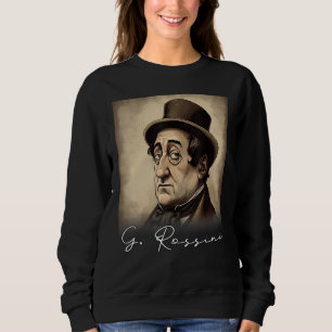 Camiseta 4 de Julho Gioachino Rossini Bandeira dos EUA Músi