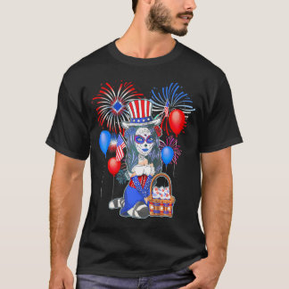Camiseta 4 De Julho Grito Animo Grito Manga n Girls W