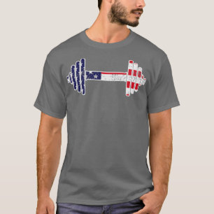 Camiseta 4 de julho GYM Graphic Patriotic USA American Fla