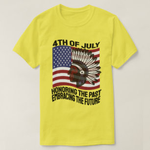 Camiseta 4 de julho Honrando o Passado Abraçando o Futuro