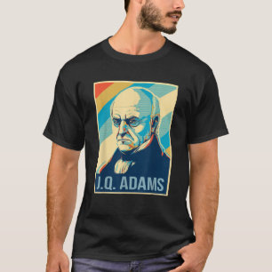Camiseta 4 De Julho John Quincy Adams Presidente Retro Patr
