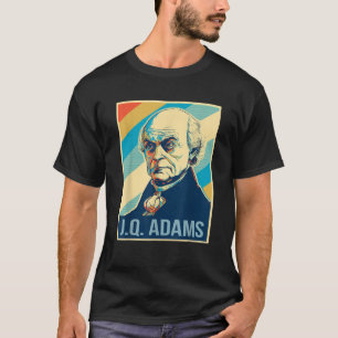 Camiseta 4 De Julho John Quincy Adams Presidente Retro Patr