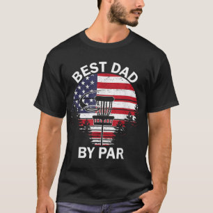 Camiseta 4 De Julho Melhor Pai Por Par Disk Golf Men Pais