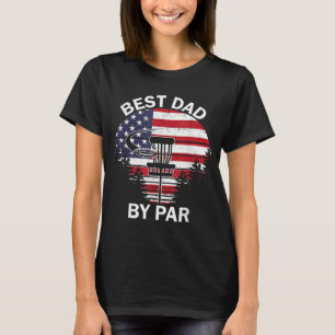 Camiseta 4 De Julho Melhor Pai Por Par Disk Golf Men Pais