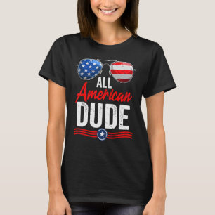 Camiseta 4 De Julho Meninos Miúdos Óculos De Sol Todos Os A