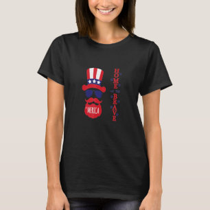 Camiseta 4 De Julho Merica Casa Do Bravo 4 De Julho