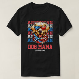 Camiseta 4 de julho Ouro - Mama personalizada