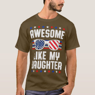 Camiseta 4 De Julho Pai Engraçado Como Meu