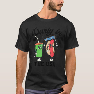 Camiseta 4 De Julho Para Festa De Cachorro Nos Eua