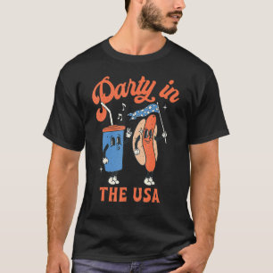 Camiseta 4 De Julho Para Festa De Cachorro Nos Eua