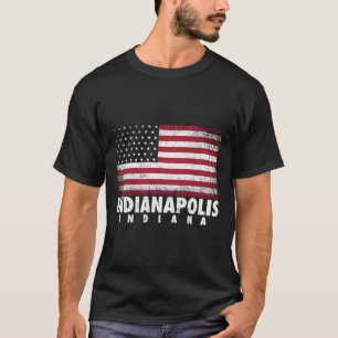 Camiseta 4 De Julho Para Homens Mulheres Indianapolis India