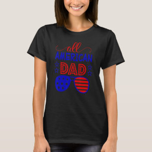 Camiseta 4 De Julho Para Todo O Pai Americano Flag Independ