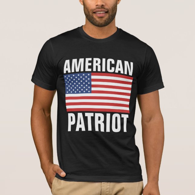 CAMISETA 4 DE JULHO PATRIOT-SHIRTS AMERICANOS (Frente)