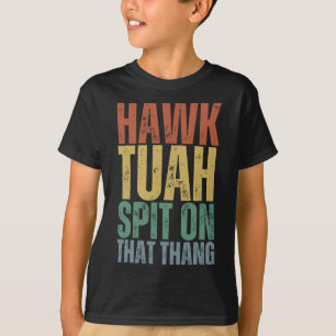 Camiseta 4 De Julho Patriótico Dos Eua Hawk Tuah cuspiu Naq