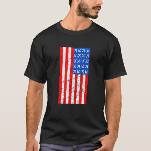 Camiseta 4 De Julho Piloto Avião Americano Bandeira Aviatio