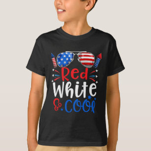 Camiseta 4 De Julho Red White E Legal Meninos Patrióticos