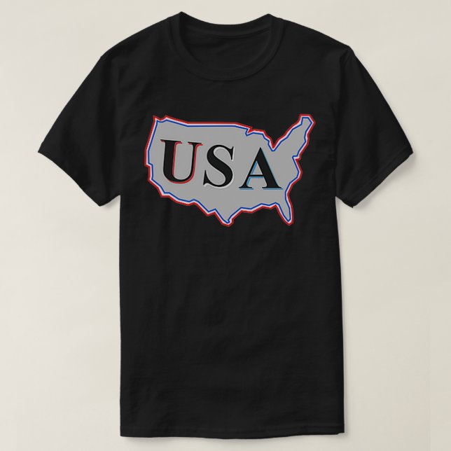 Camiseta 4 de julho Roupa Patriótico (Frente do Design)