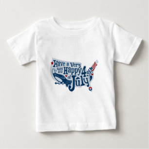Camiseta 4 De Julho Seguro E Feliz