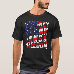 Camiseta 4 De Julho Uísque Armas E Liberdade
