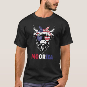 Camiseta 4 De Julho Vermelho Branco E Moo Patriótico Vaquei